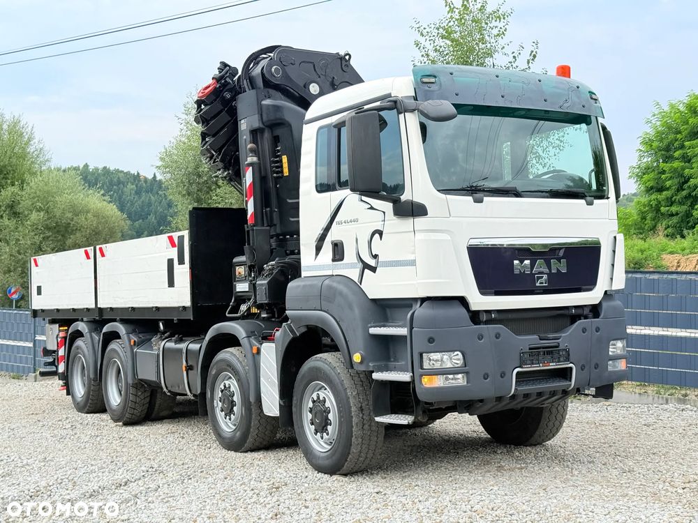MAN * MAN 41.440 TGS * 8x6 * HDS Kran Hiab 855 E-8 HIPRO * 20 M * Energetyka * Sprowadzony * - 38