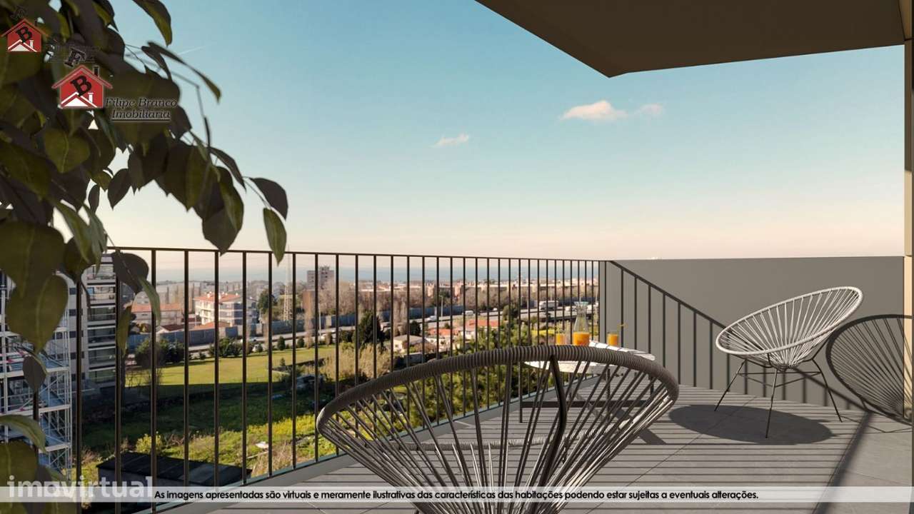 EXCEPCIONAL T2 NOVO ÓTIMOS ACABAMENTOS E VISTA MAR SANTA MARINHA, GAI - Grande imagem: 3/24