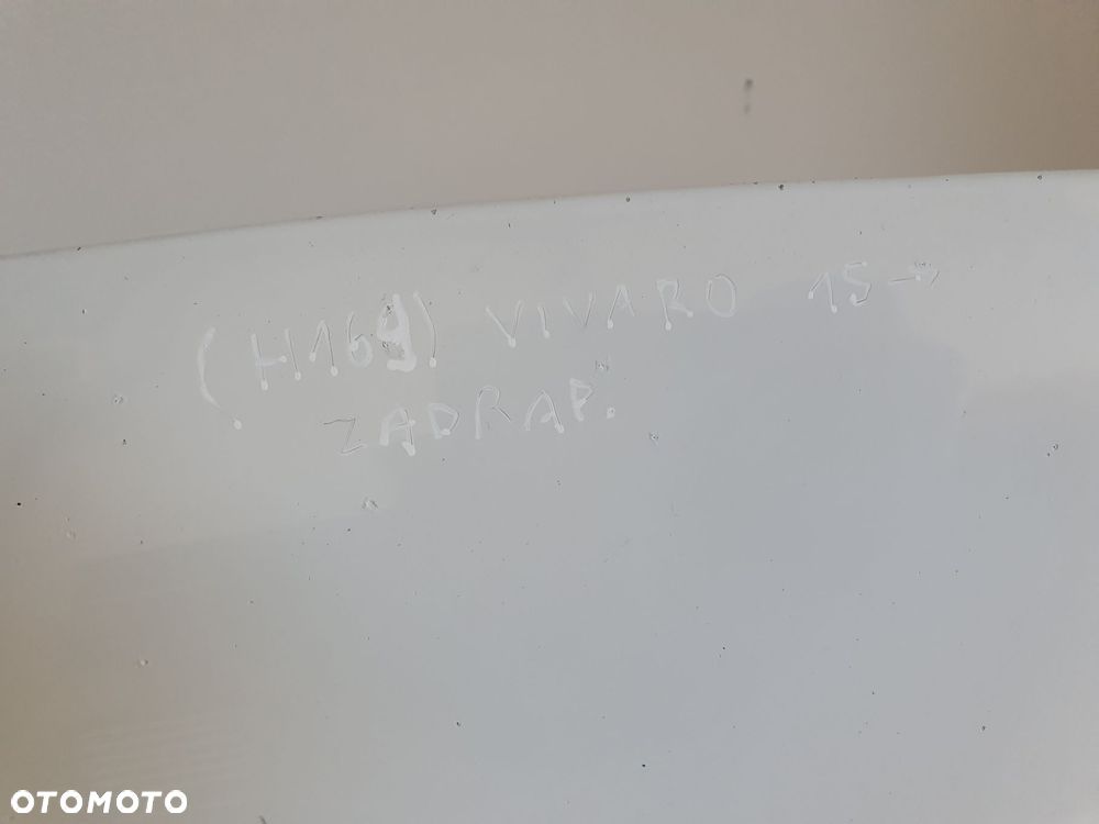 PRZEDNIA MASKA Opel Vivaro II B 2014-2019 pokrywa silnika przód BIAŁA - 8