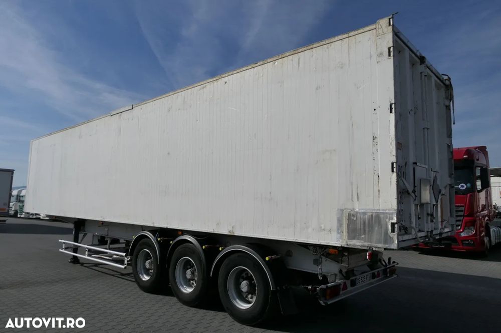 Benalu CAMION BASCULANTE ALUMINIU / 75 M3 / UȘĂ clapete / AXIE ELEVABILĂ - 4