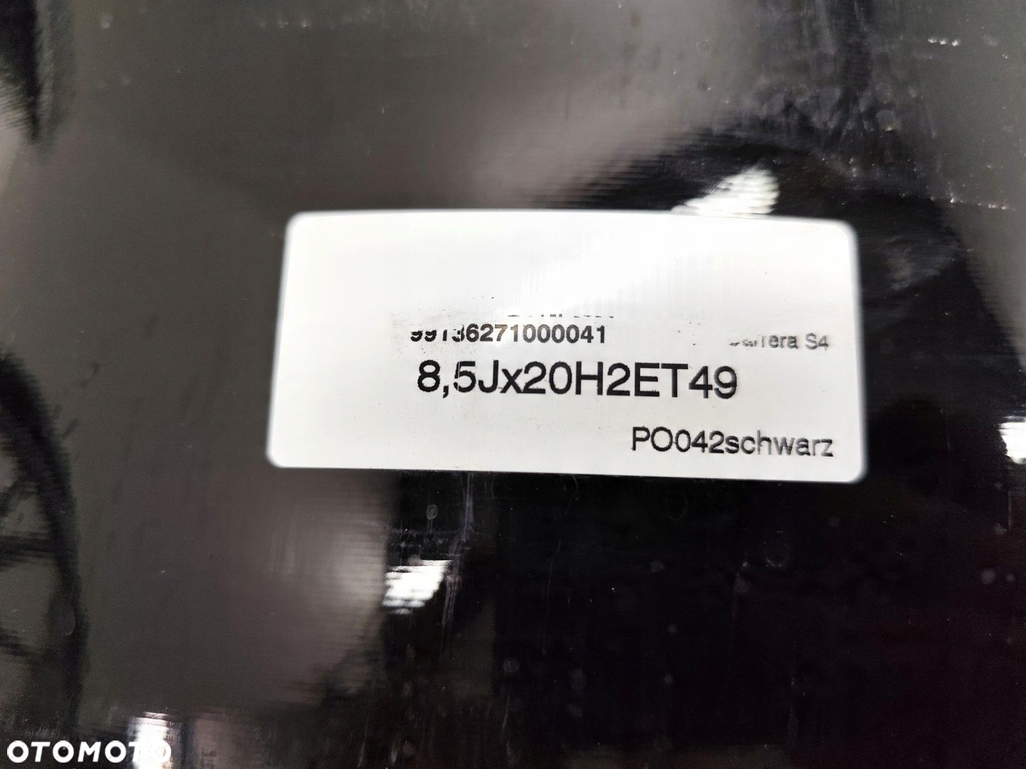 PORSCHE CARRERA 911 991 S FELGI KOŁA 99136276000 99136271000 KOMPLET - 10