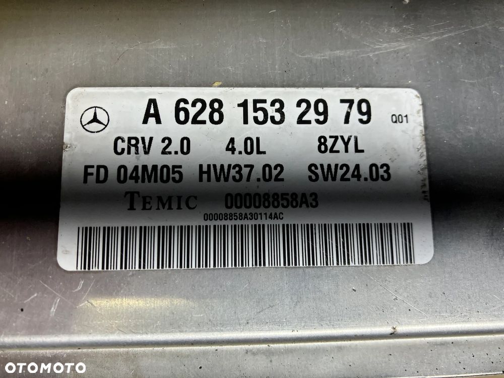 KOMPUTER STEROWNIK SILNIKA MERCEDES 4.0 CDI V8 M628 A6281532979 W220 - 3