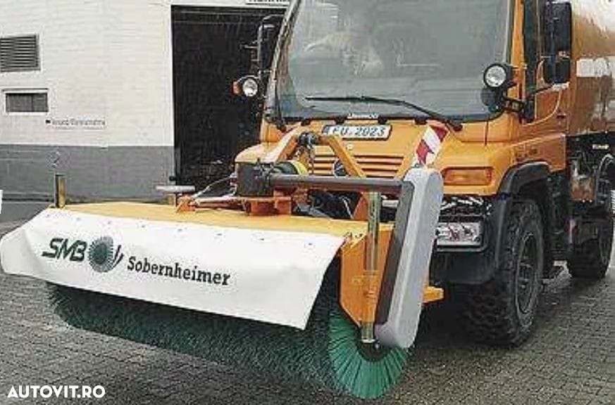 Maturatoare asfalt, perie hidraulica buldoexcavator - 4