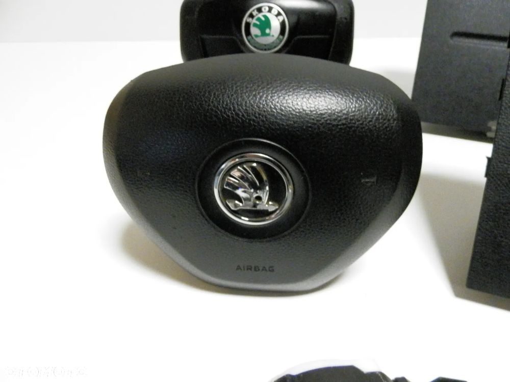 AIRBAG PODUSZKA SKODA FABIA II ROOMSTER KOMPLET EUROPA KIEROWCA PASAZER - 3