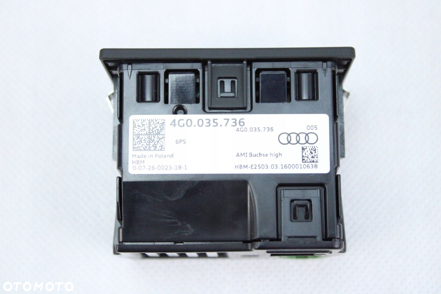 NOWE ORG WEJŚCIE GNIAZDO PORT USB AUX AUDI A7 C7 4G0035736 - 4