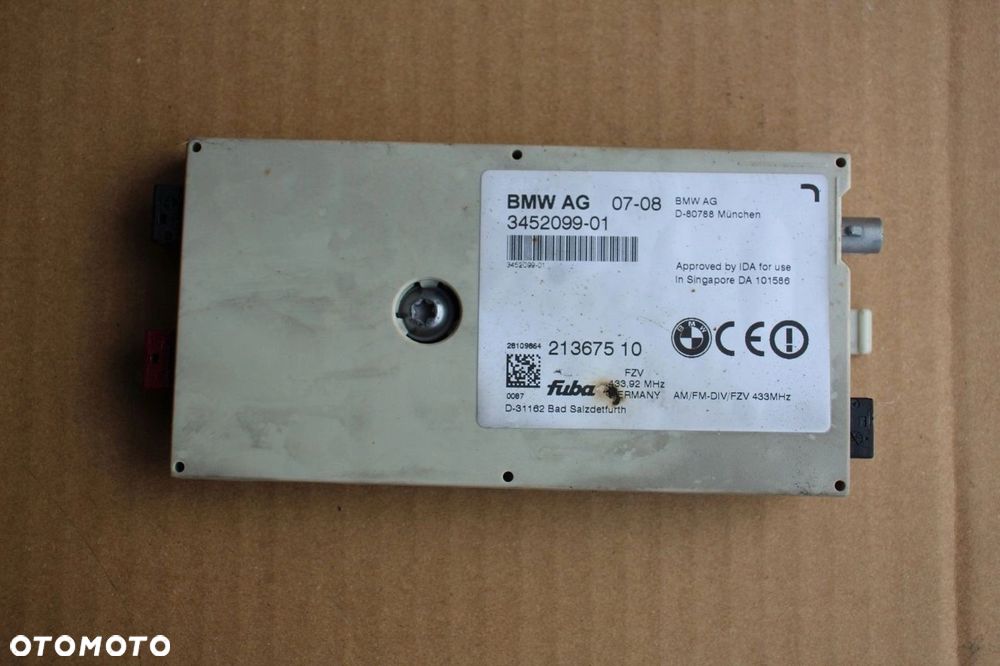 Wzmacniacz anteny antena BMW X3 E83 LCI 3452099 DIVERSITY - 1