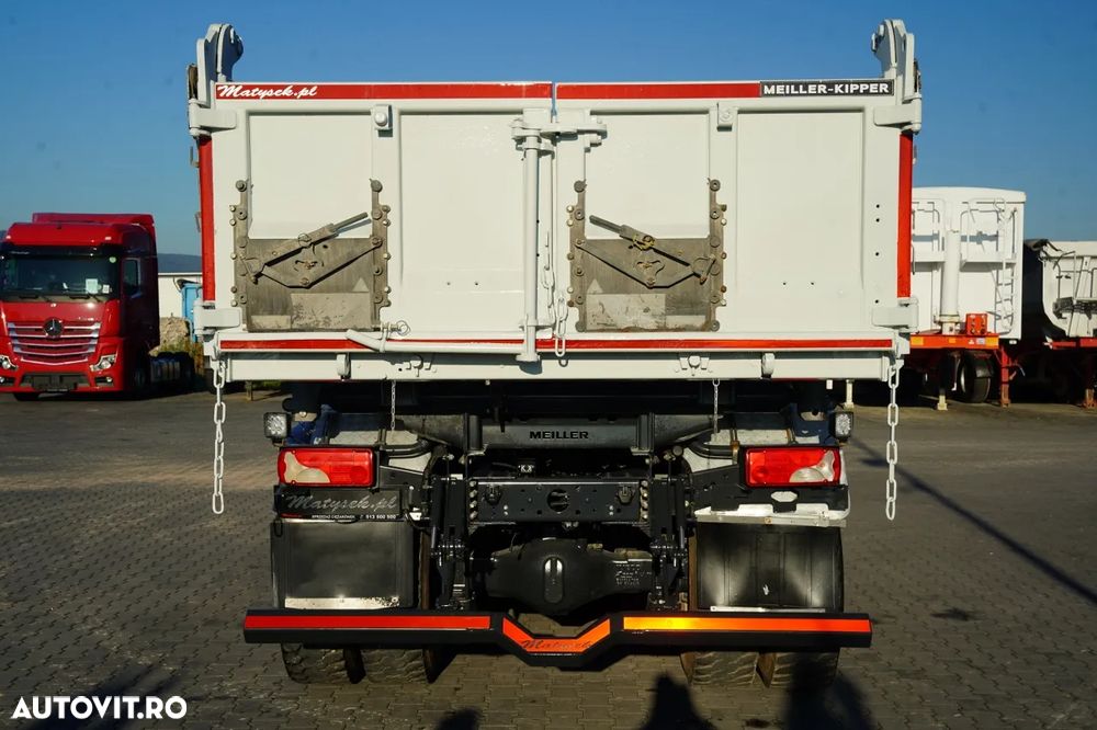 Iveco X-WAY 480 / 8X4 / BASCULATOR DUBLU / BANCĂ LATERALĂ HIDRODOXICĂ / PERDĂ ELECTRICĂ / ANVELOPE 100% / - 22