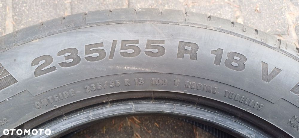 CONTINENTAL 235/55R18 100V , pojedyńcza opona letnia. - 4