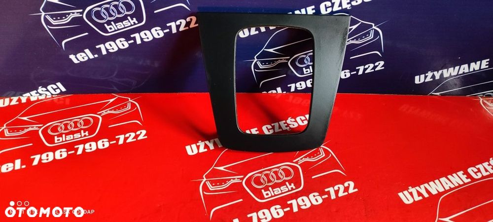 Osłonka Czarna Gałki Zmiany Biegów Audi A4 B7 2.0 TDI Multitronik 05 r - 1