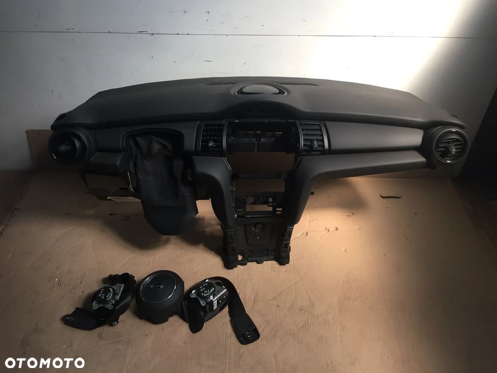 MINI COOPER F55 21R KONSOLA + PODUSZKI AIRBAG + PASY