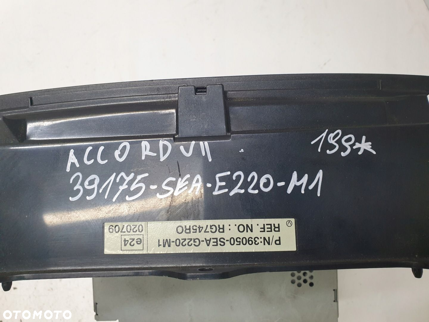 RADIO CD PANEL KLIMATYZACJI HONDA ACCORD VII 39175-SEA-E220-M1 - 7