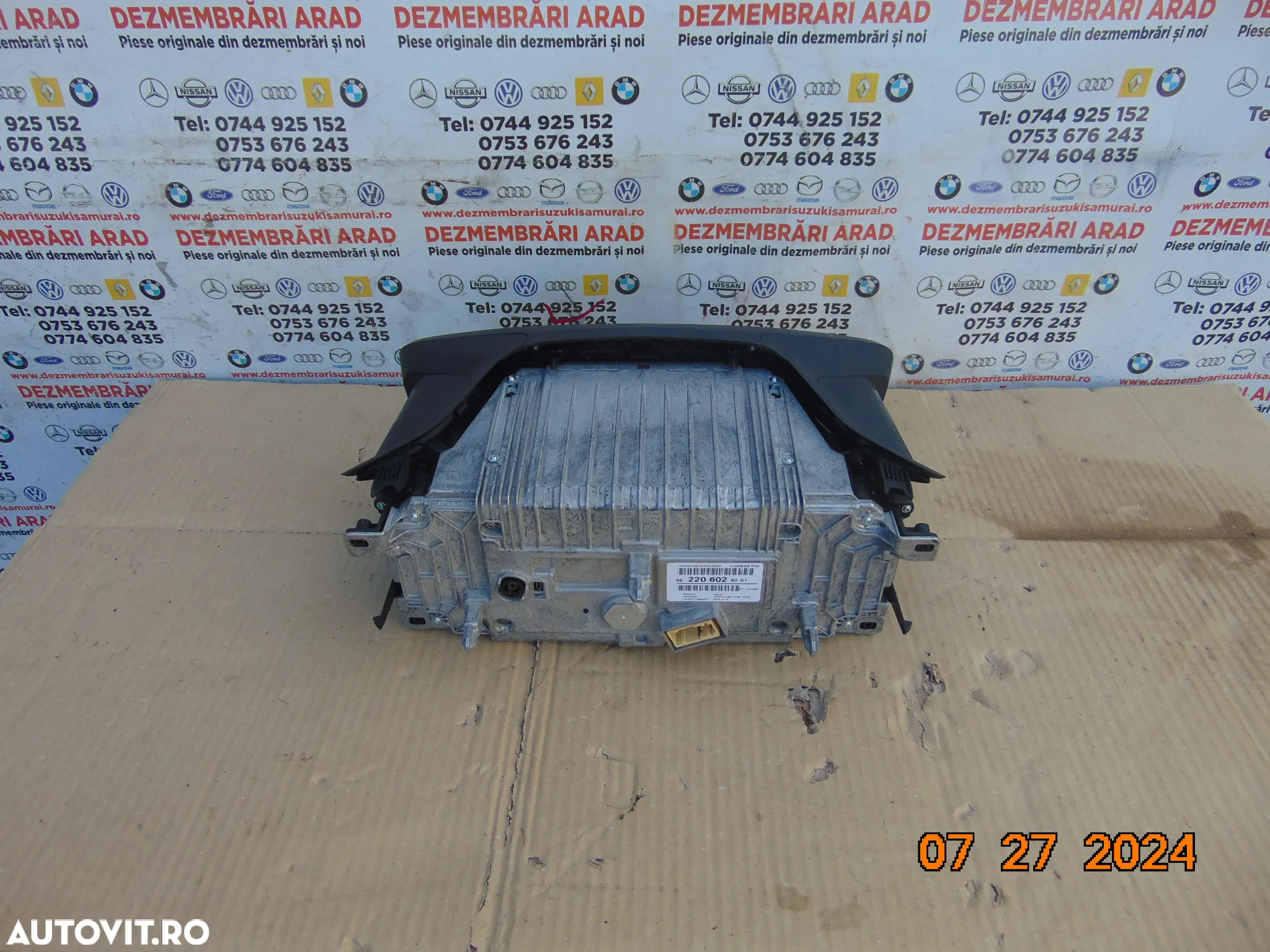 Display ceasuri bord Peugeot 208 dupa 2019 2008 3008 c0d 9822060280 - 4