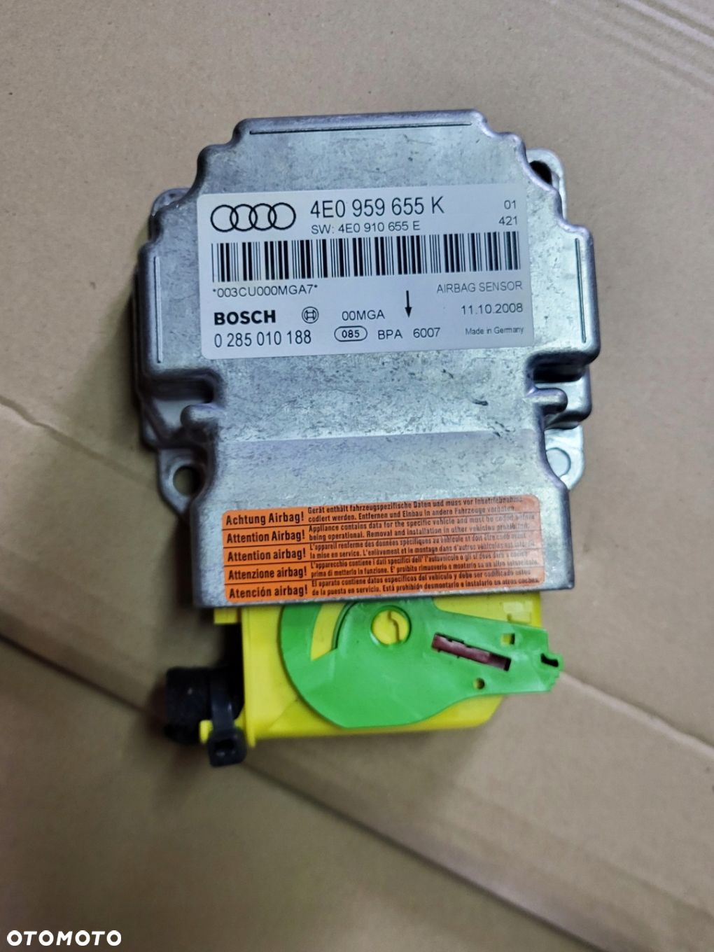 AUDI A8 D3 LIFT DESKA KONSOLA AIRBAG PASY KPL SLUSH SOUL - 7