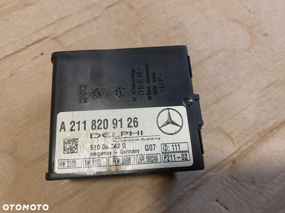 Moduł sterownik alarmu Mercedes S-Klasa W220 OE - 1