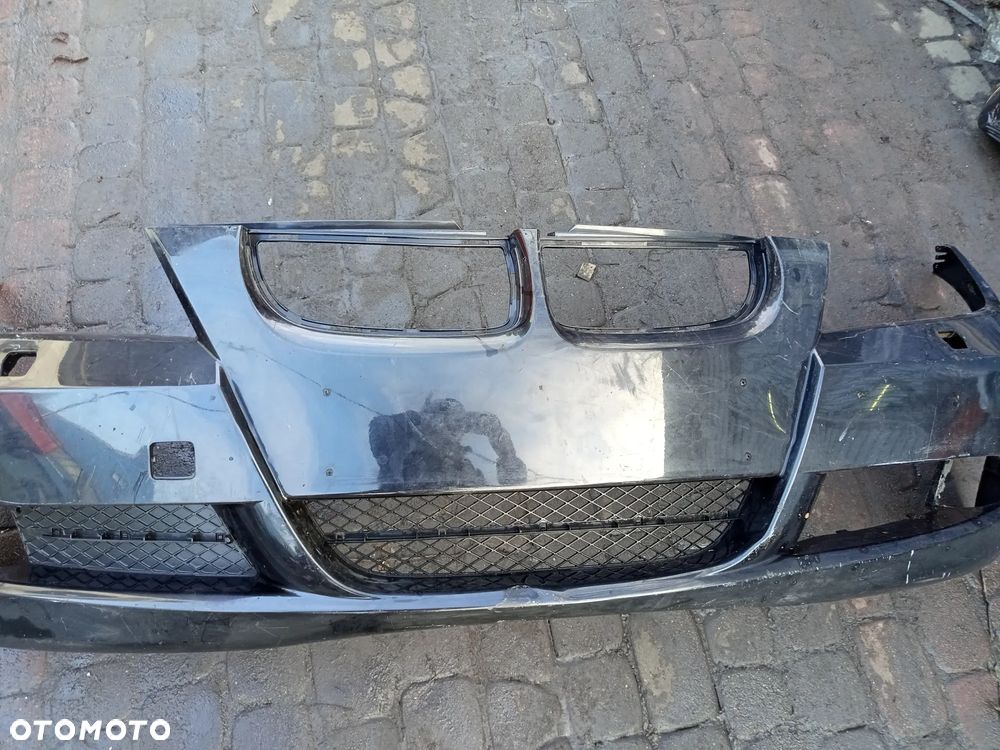 ZDERZAK PRZEDNI BMW E90 04-08 CZARNY - 3