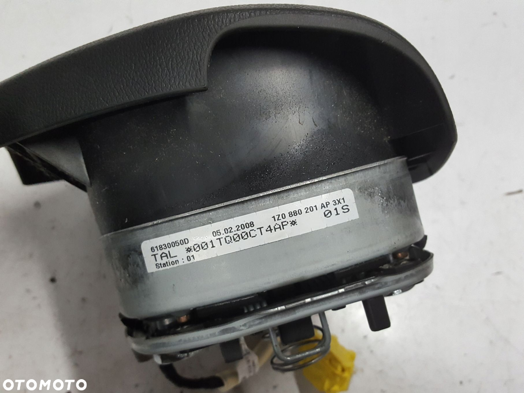 SKODA OCTAVIA 2 II 04-07r RS VRS PODUSZKA AIRBAG KIEROWCY 1Z0880201AP - 6