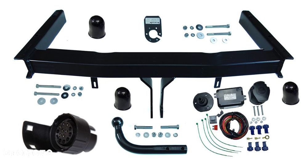 HAK HOLOWNICZY + MODUŁ+ WIĄZKA + GNIAZDO 7PIN  AUDI A4 B6 B7 SEDAN + KOMBI + QUATTRO SEAT EXEO ST - 1