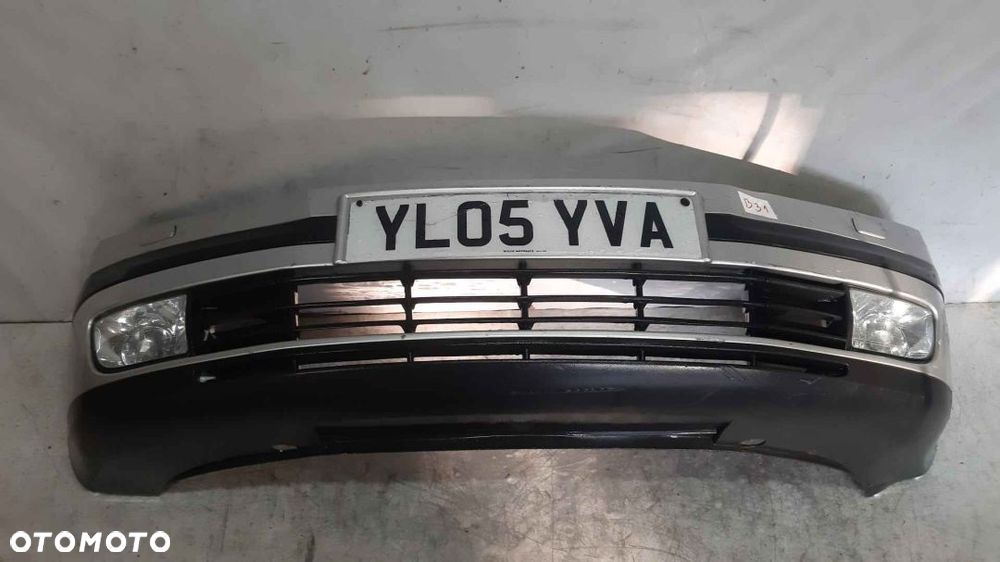 ^ ZDERZAK PRZÓD PRZEDNI DO SKODA OCTAVIA 2 II SPRYSKIWACZE LAMP XENON HALOGENY 9102 SREBRNY - 1