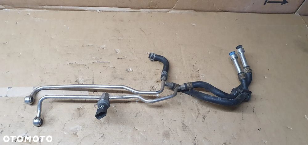 Rurka rurki przewód paliwa paliwowy czujnik ciśnienia VW Audi Skoda Seat 1.6 2.0 FSI 03C660S 03C906051A - 1