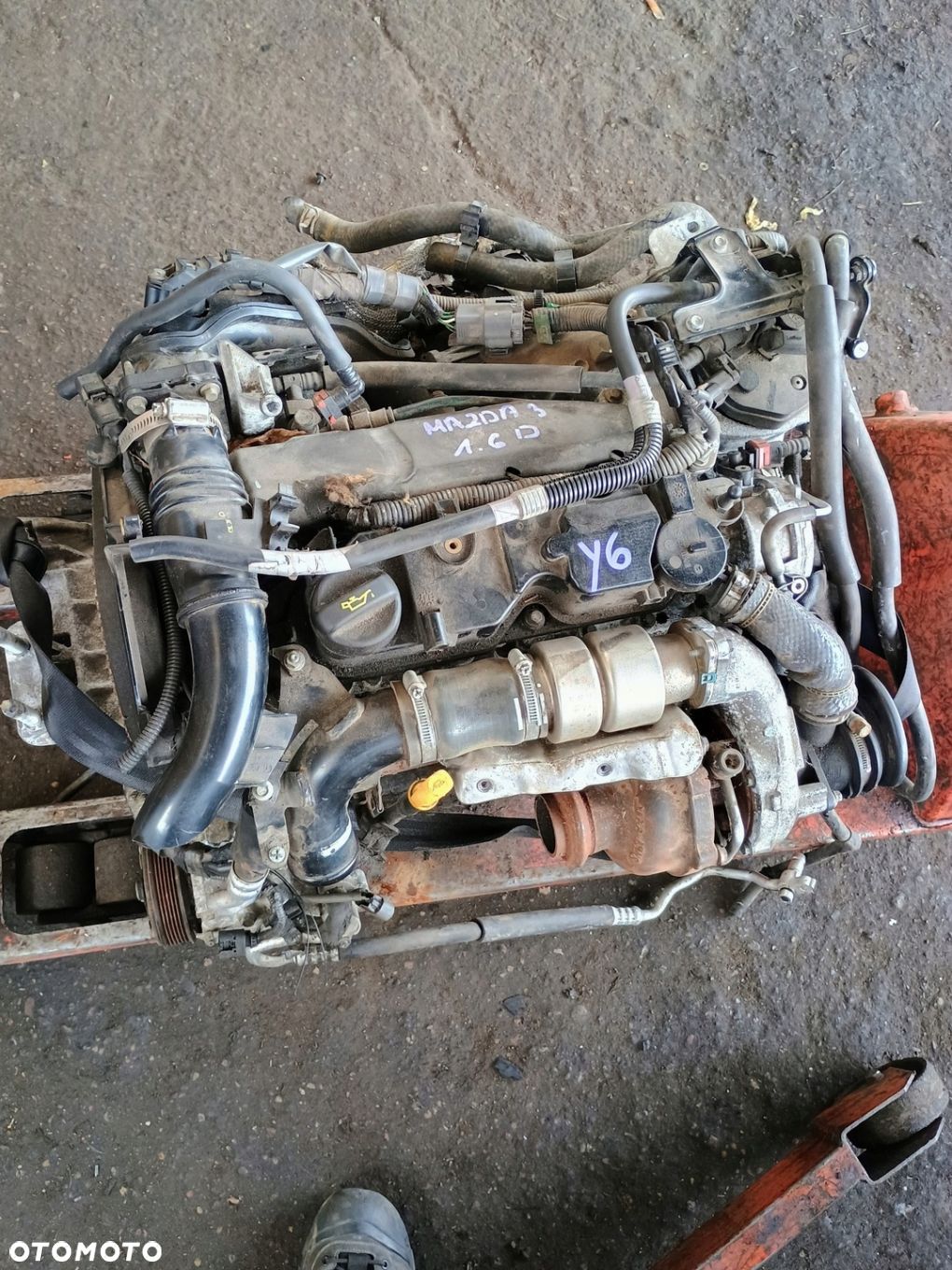 SILNIK Mazda 3 II 1.6 D Y6 KOMPLETNY 204 TYS KM - 1