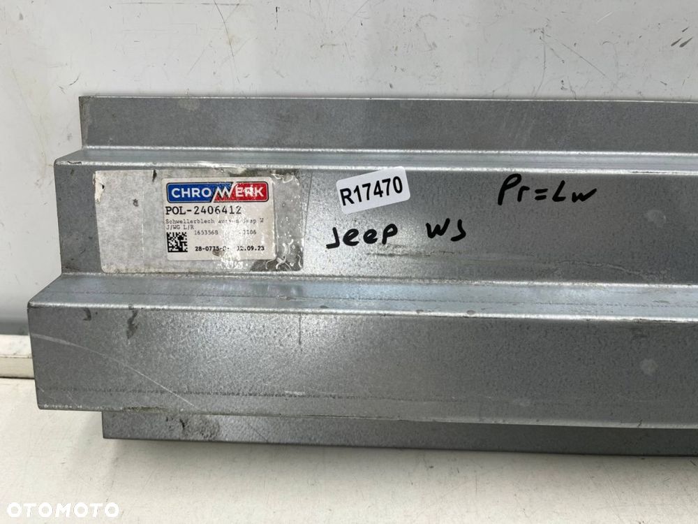 Poszycie Jeep Grand Cherokee II Wj WG 98-05r prawy lewy próg wewnętrzny od strony podłogi reperaturk - 7