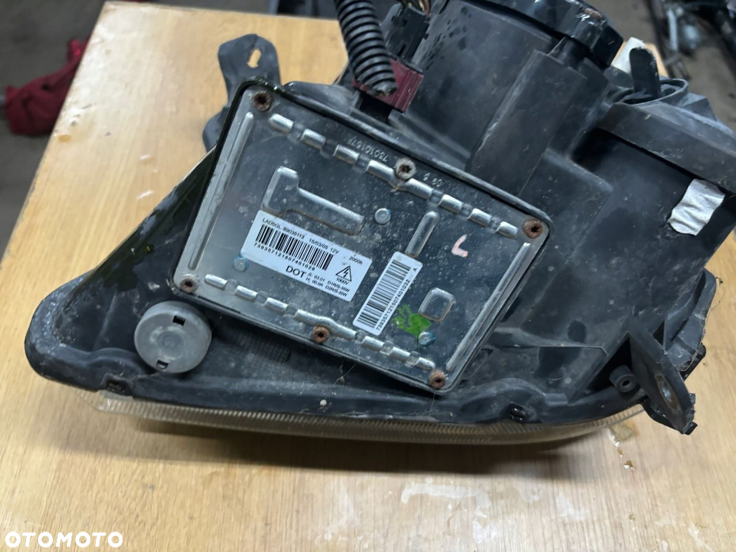 OPEL MERIVA A I LAMPA REFLEKTOR PRAWY PRZÓD XENON ORYGINALNY EUROPEJSKI - 6