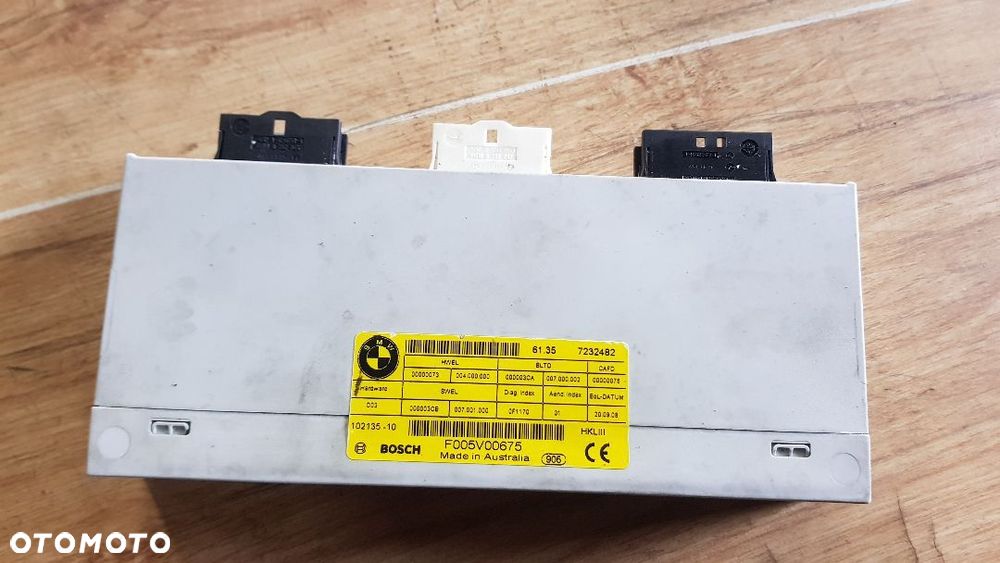 BMW F01 F02 STEROWNIK KLAPY BAGAŻNIKA  7232482 - 1