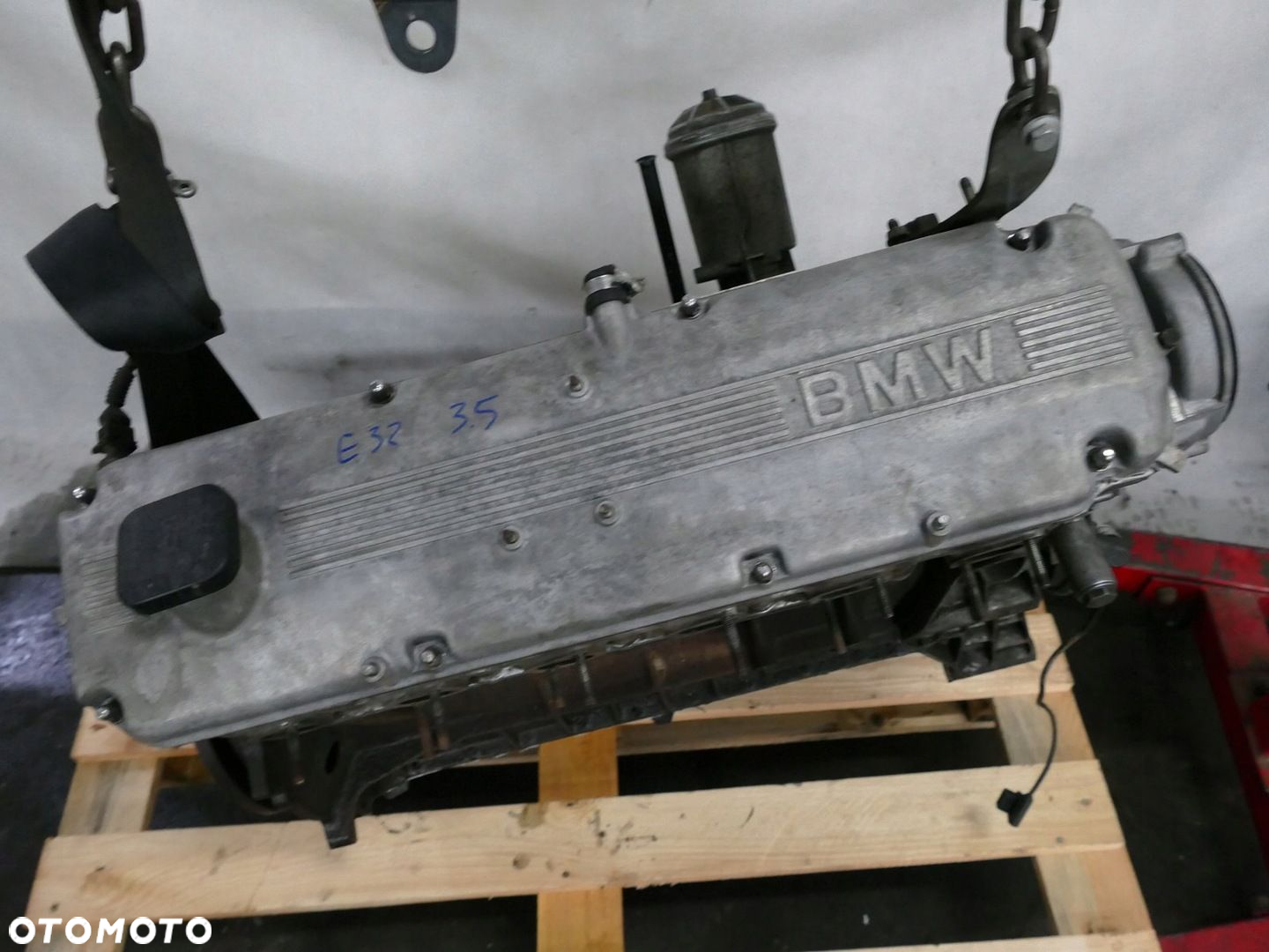 BMW 7 E32 3.5i 3.5 i SILNIK GOŁY SŁUPEK 346KB - 8