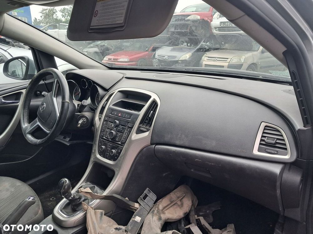 Opel Astra J IV deska rozdzielcza kokpit konsola poduszki pasy airbag EU - 2