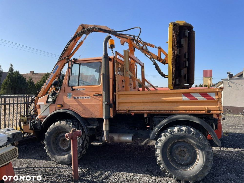 Unimog Unimog 1400 4X4 Kosiarka teleskopowa posypywarka - 27