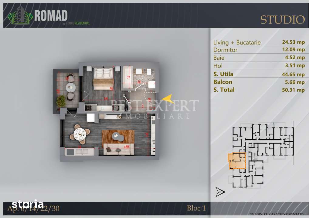 Apartament 2 Camere | Panouri Fotovoltaice | Comision 0% — fotografia 3