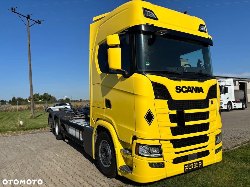 Scania S450 6x2  Meiller RS 21.70 hakowiec , bezwypadkowa , serwis w Scania, (nie HIAB, PALFINGER, VDL, HYVA,) Nowy model NG , model Scania S - 19