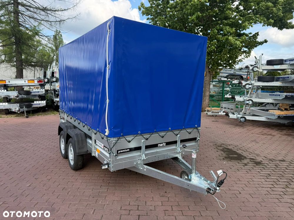 Martz Przyczepa Martz Premium 300/2 2 oś 300x150x40cm dwuosiowa ze stelażem i plandeką H130 MOTOMUS - 5