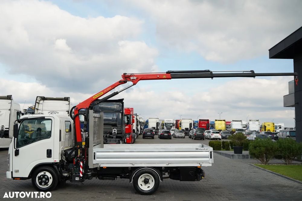 Isuzu M21 / 120 CP / 3,25 M TRANSMISIE / TWIN / + PALGINGER PK 2900 B / 990 KG CAPACITATE DE RIDICARE / ATINGERE 6,2 M / 2021 - 4