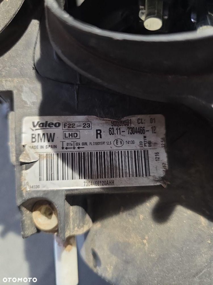 BMW M2 LAMPA PRAWY PRZÓD 7304466 - 11