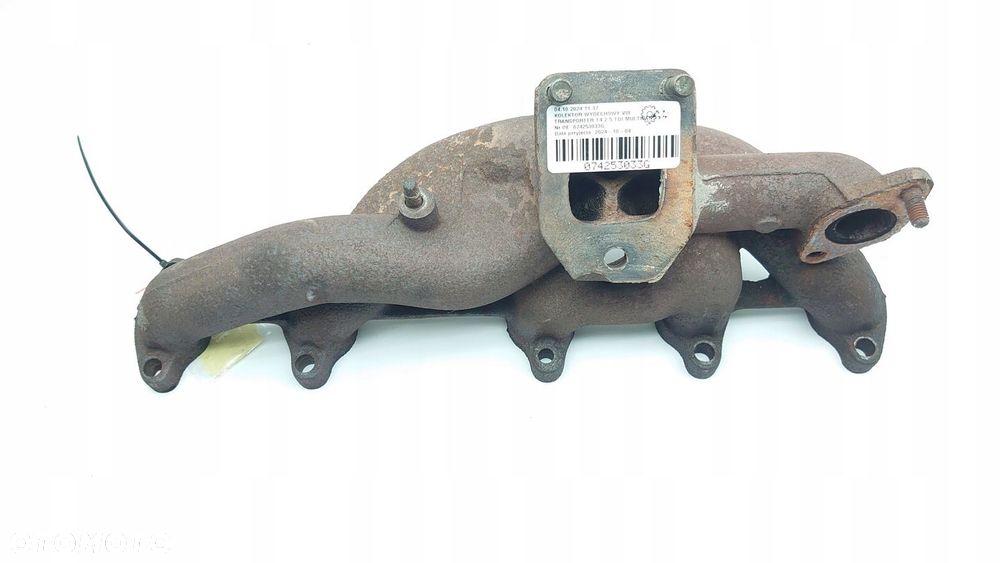 KOLEKTOR WYDECHOWY VW TRANSPORTER T4 2.5 TDI MULTIVAN 074253033G - 3