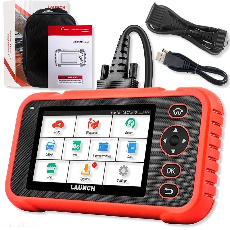 LAUNCH CRP IMMO INTERFEJS DIAGNOSTYCZNY OBD2 SILNIK SKRZYNIA ABS PODUSZKI - 1