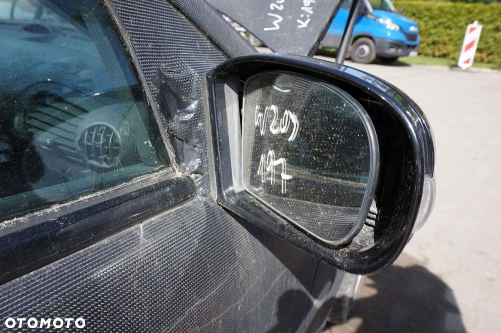 LUSTERKO ELEKTRYCZNE PRAWE C-KLASA W203 197 A2038100076 CZARNY MERCEDES 2000-2007 - 3
