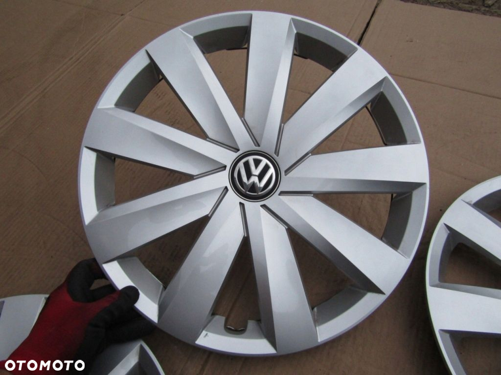 4x Kołpaki 16 VW Golf V VI VII VIII Jetta Touran Passat B5 B6 B7 Caddy - 13