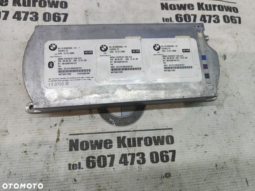 BMW E60 E90 E87 Moduł bluetooth 6982056 - 1