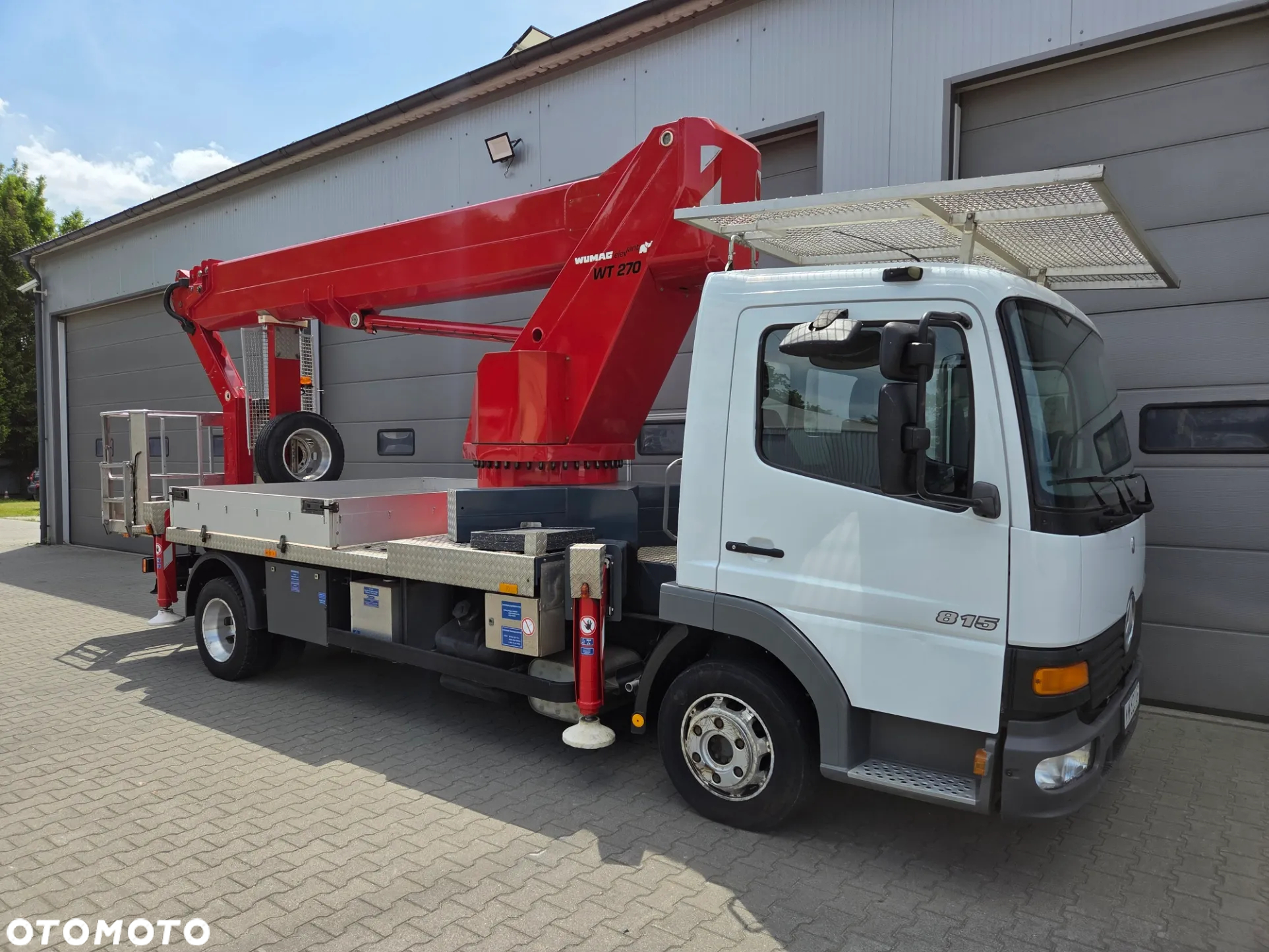 Mercedes-Benz Atego 815 - 27 m - Podnośnik koszowy zwyżka WUMAG WT 270 jak RUTHMANN GSR UDT - 6