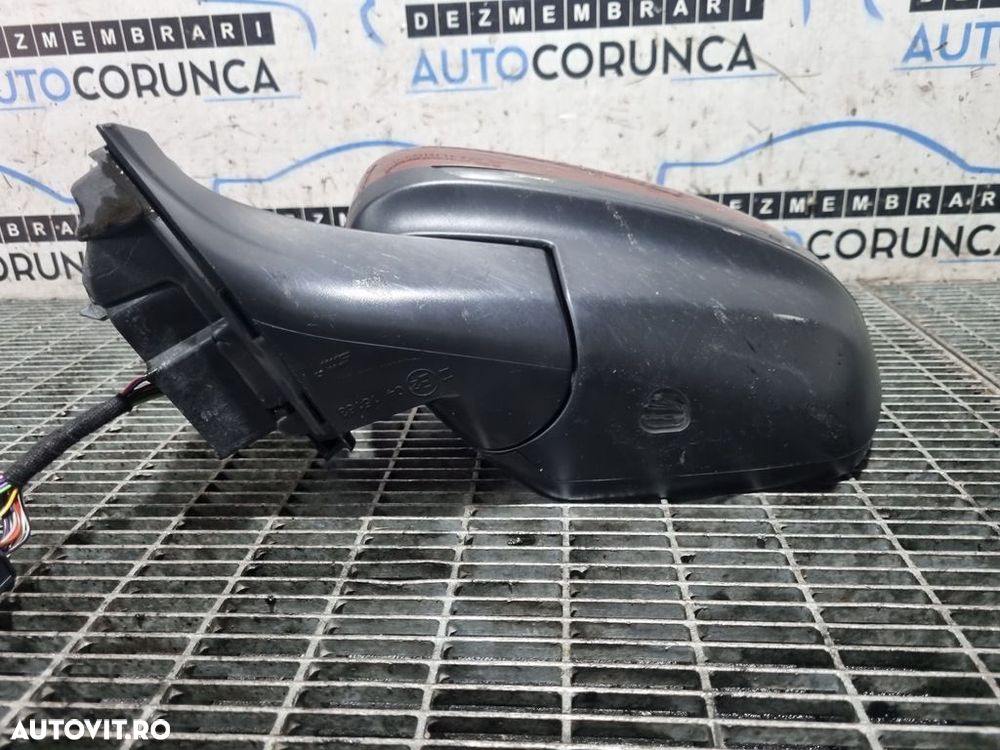 Oglinda stanga Peugeot 3008 II 2016 - 2020 4 Usi Copper Braun Perleffekt ELG (1316) ... - 3