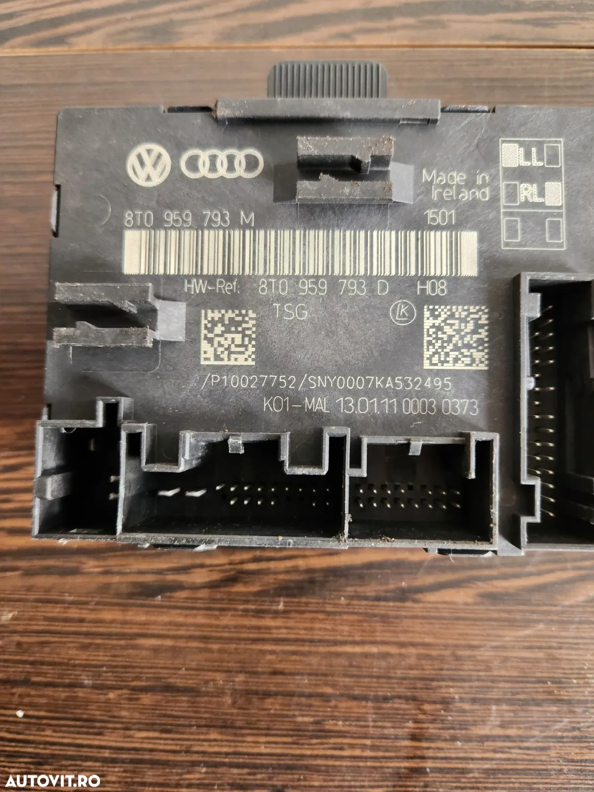 Modul Calculator Usa Stanga Dreapta Fata Spate Audi A4 B8 A5 8T Q5 Cod 8T0959792D 8T0959795B 8T0959793D Dezmembrez Audi A5 8T 2.7 Tdi Euro 5 Motor CGKA Cutie Automata MMW Bixenon Volan Stanga - Dezmembrari Arad - 8
