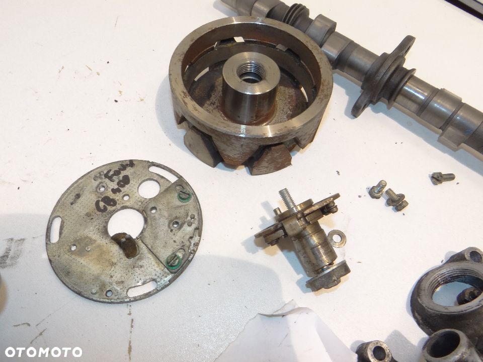 Honda CB 400 500 K Four przekaźnik impulsator alternator rozrusznik wałek rozrządu głowica dźwigienk - 15
