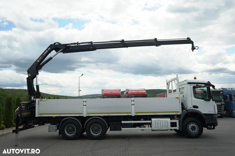 Mercedes-Benz AROCS 2636 / 6x4 / 7.6 M LIVRARE + HIAB 188 B-3 HDS / PODEA RESISTENTĂ / RADIOCOMANDĂ / ROTATOARE / EURO 6 - 6