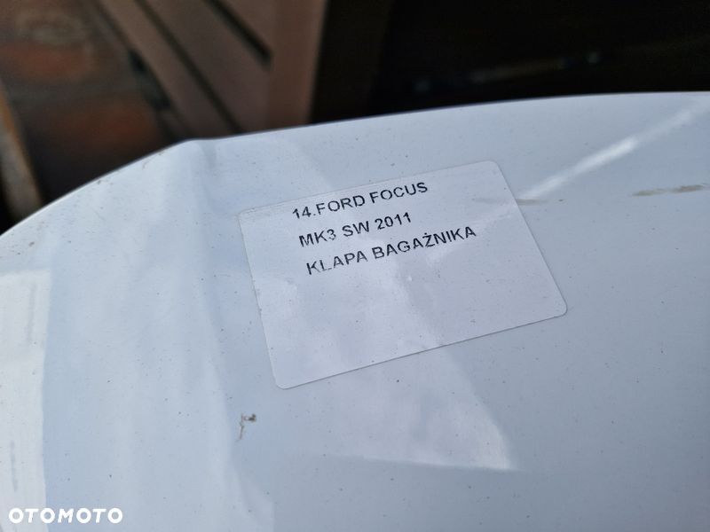 FORD FOCUS MK3 III 3 KOMBI SW KLAPA BAGAŻNIKA TYŁ TYLNA - 2