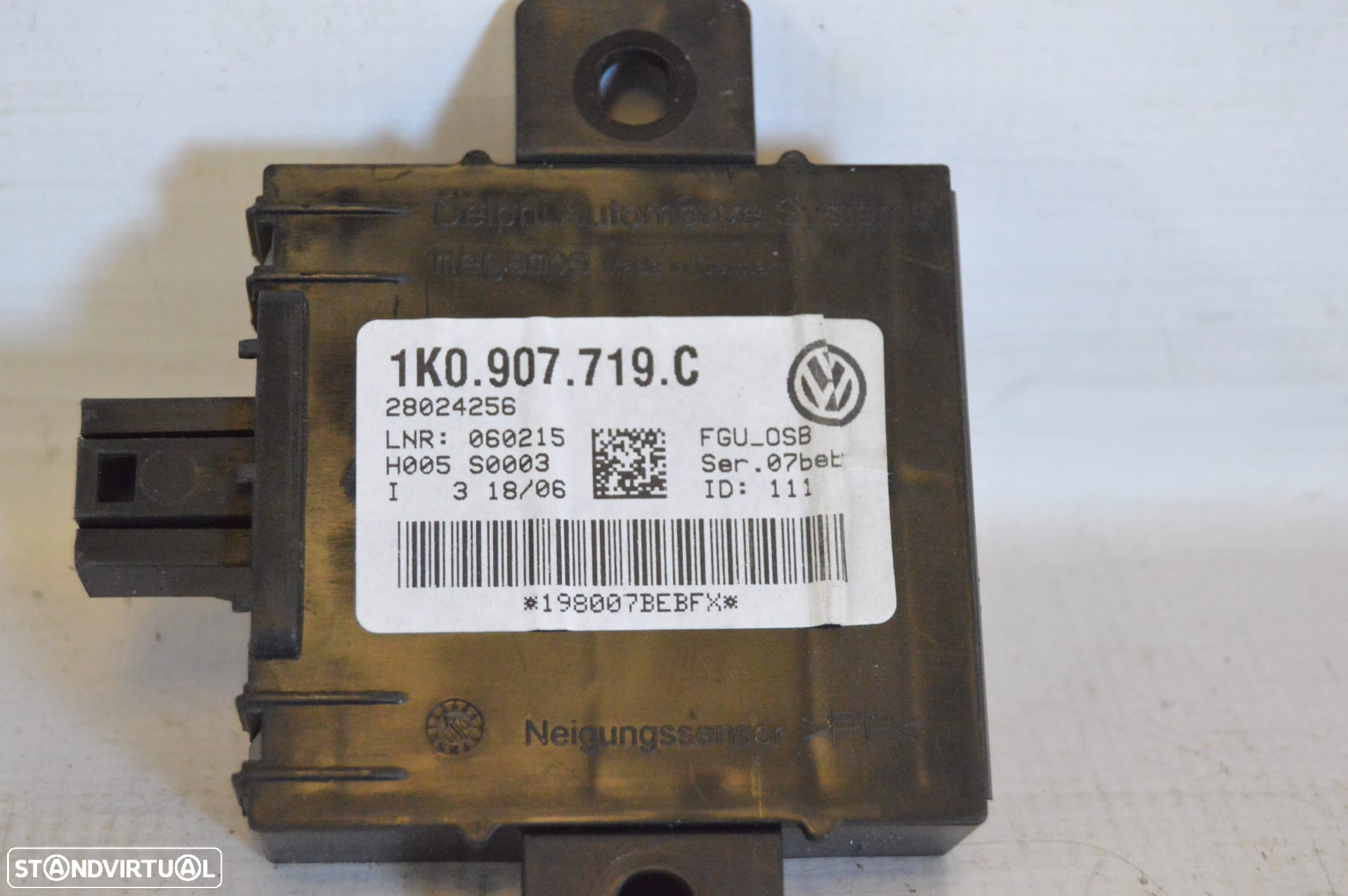 CENTRALINA ALARME ANTI-ROUBO AUDI A3 8P 1K0907719C 1K0907719 VW VOLKSWAGEN GOLF EOS JETTA TOURAN MODULO CONTROL ALARM ANTIROUBO - 3