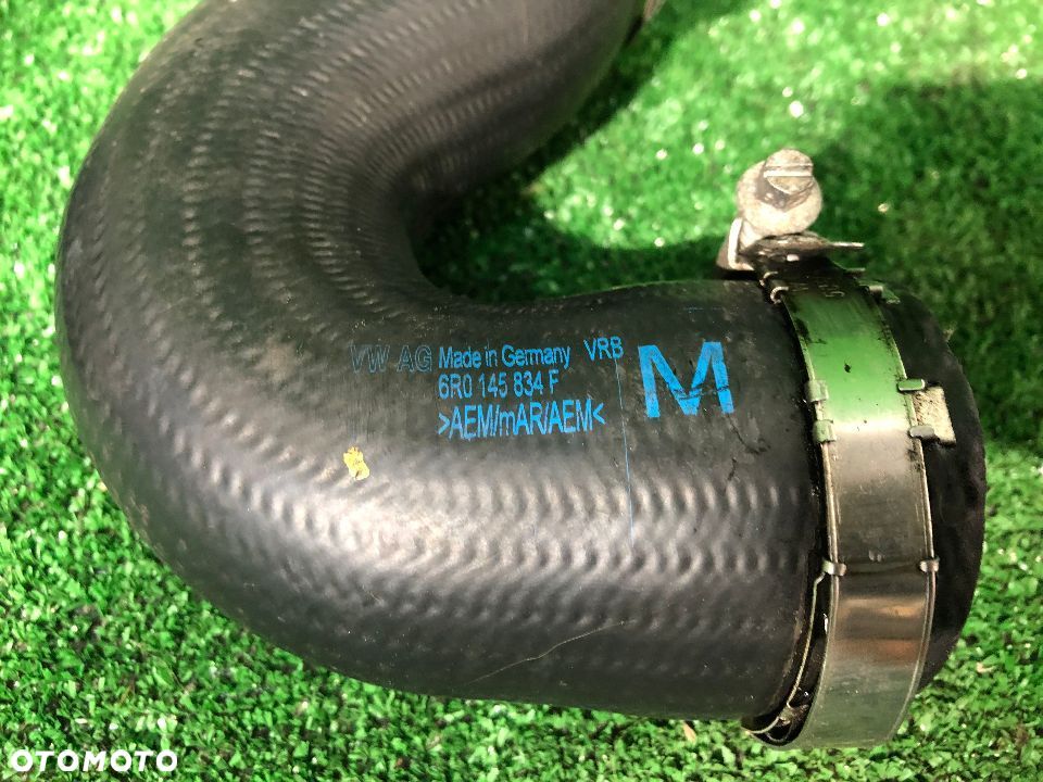 VW VOLKSWAGEN POLO V 6R 1.6 TDI RURA WĄŻ PRZEWÓD TURBO INTERCOOLER 6R0145834F - 2