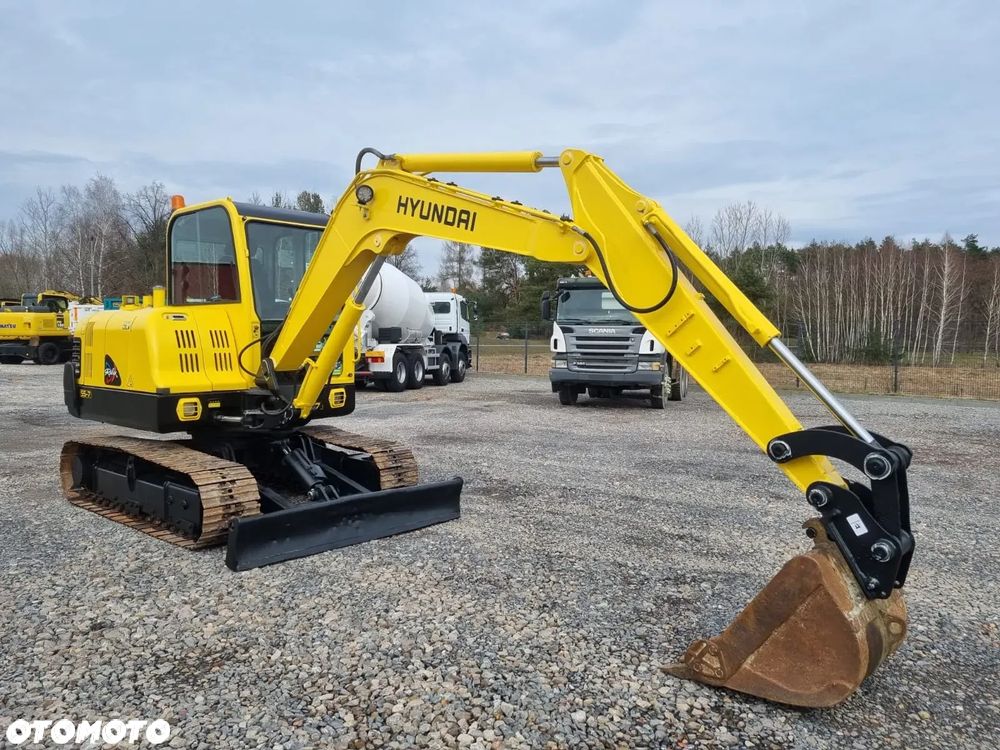 Yanmar Minikoparka VIO 57U Koparka Gąsienicowa 5,3 Tony, 3X Osprzęt Skarpówka