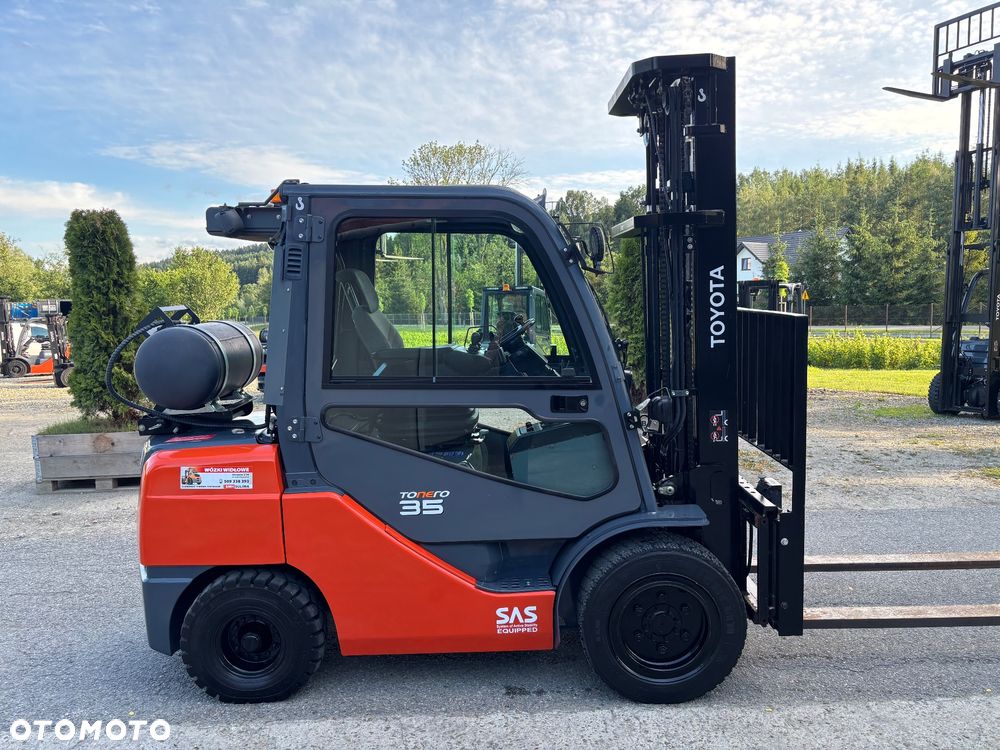 Toyota 8FGJF35 GWARANCJA LPG wolny skok KLIMATYZACJA KABINA DOSTAWA 64 950 NETTO - 5